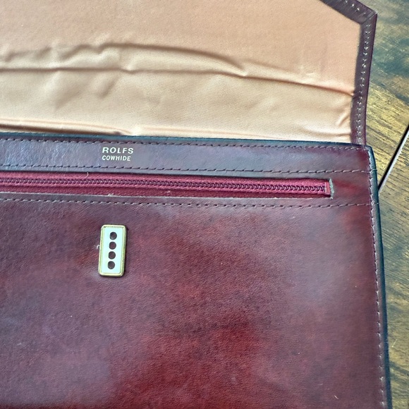 Vintage Rolfs cowhide leather clutch wallet - Picture 10 of 10